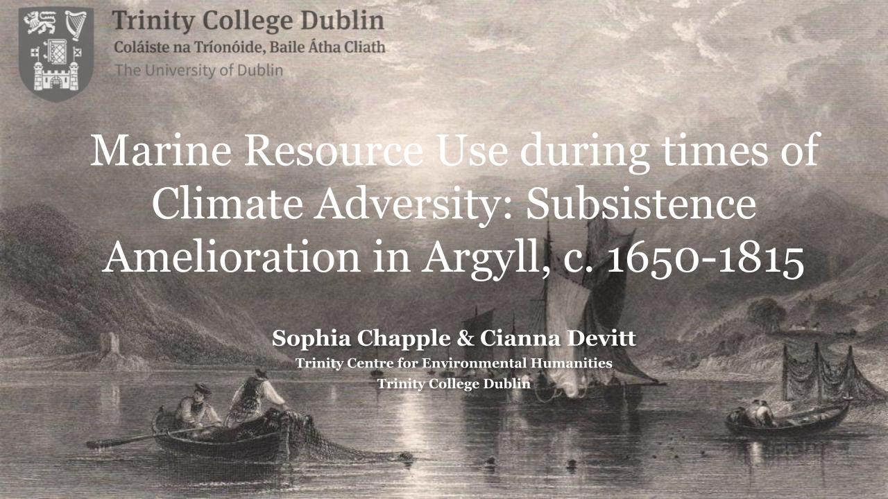 Jan 2026 Seminar - Marine Resource Use During Times of Climatic Adversity